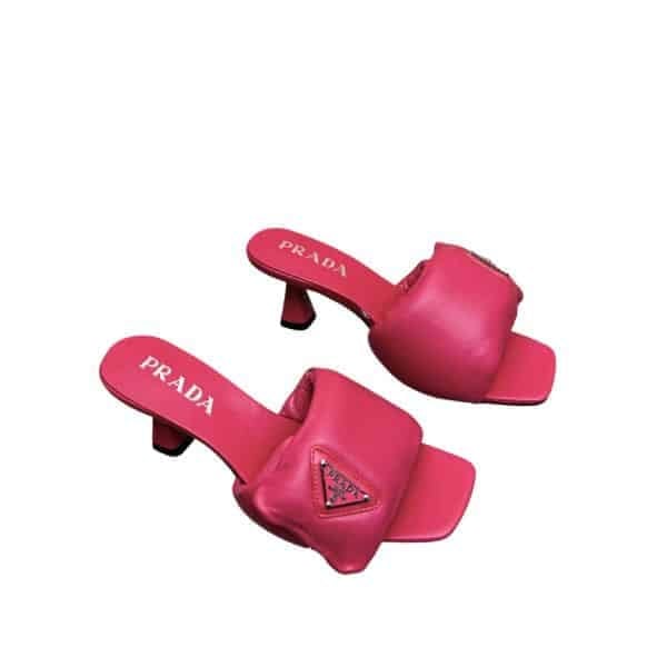 Prada Soft Padded Nappa Sandals view 2