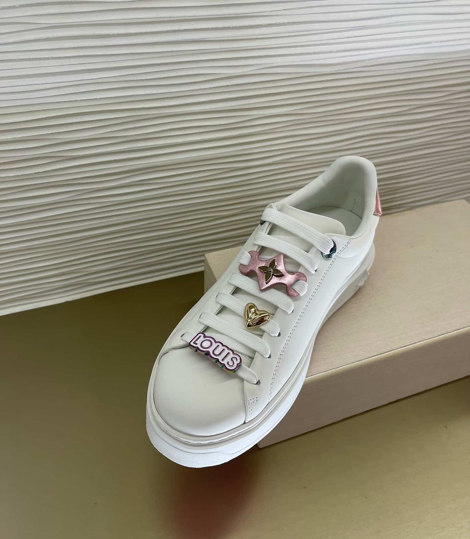Louis Vuitton Time Out Sneakerk Light Pink 1Aadn9 view 9