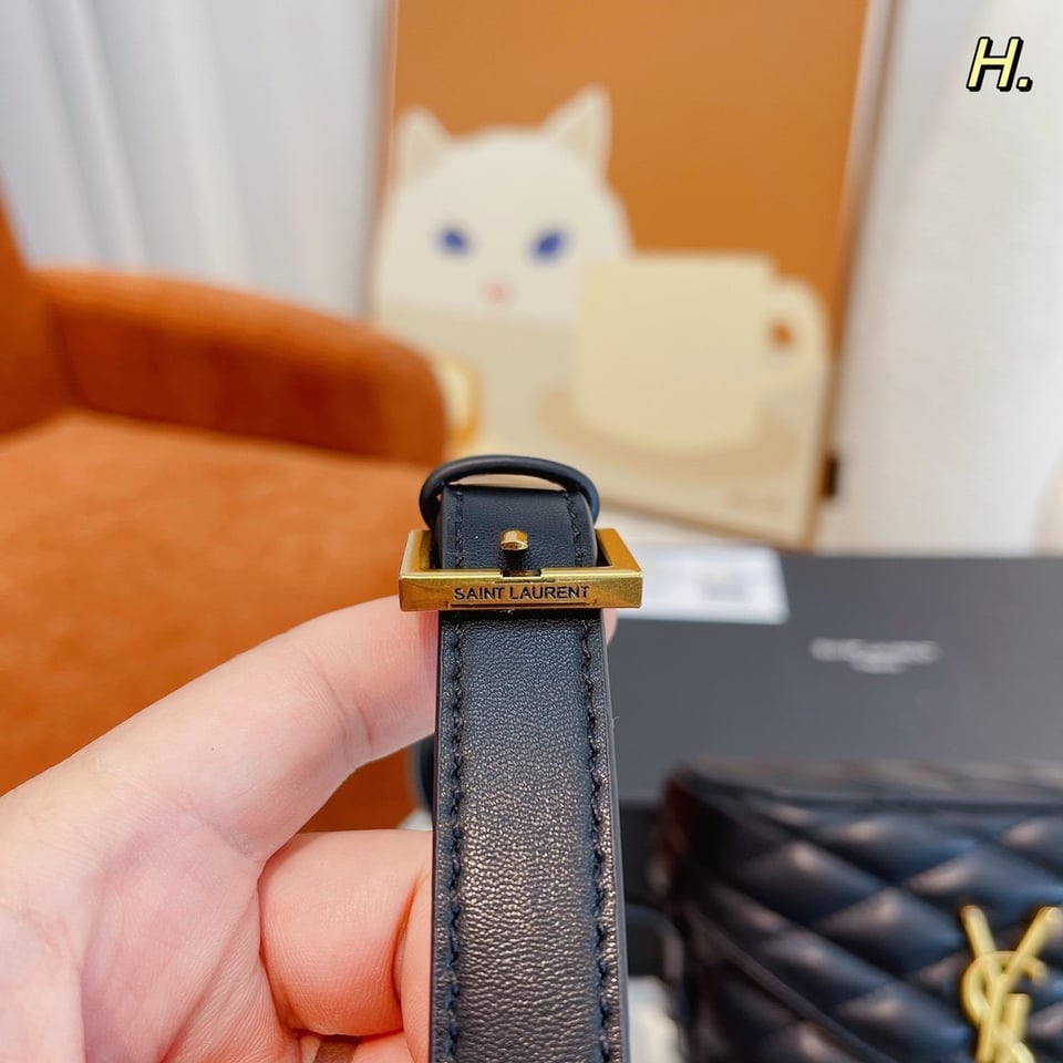 Saint Laurent Women’S June Box Bag Black 19Cm view 8