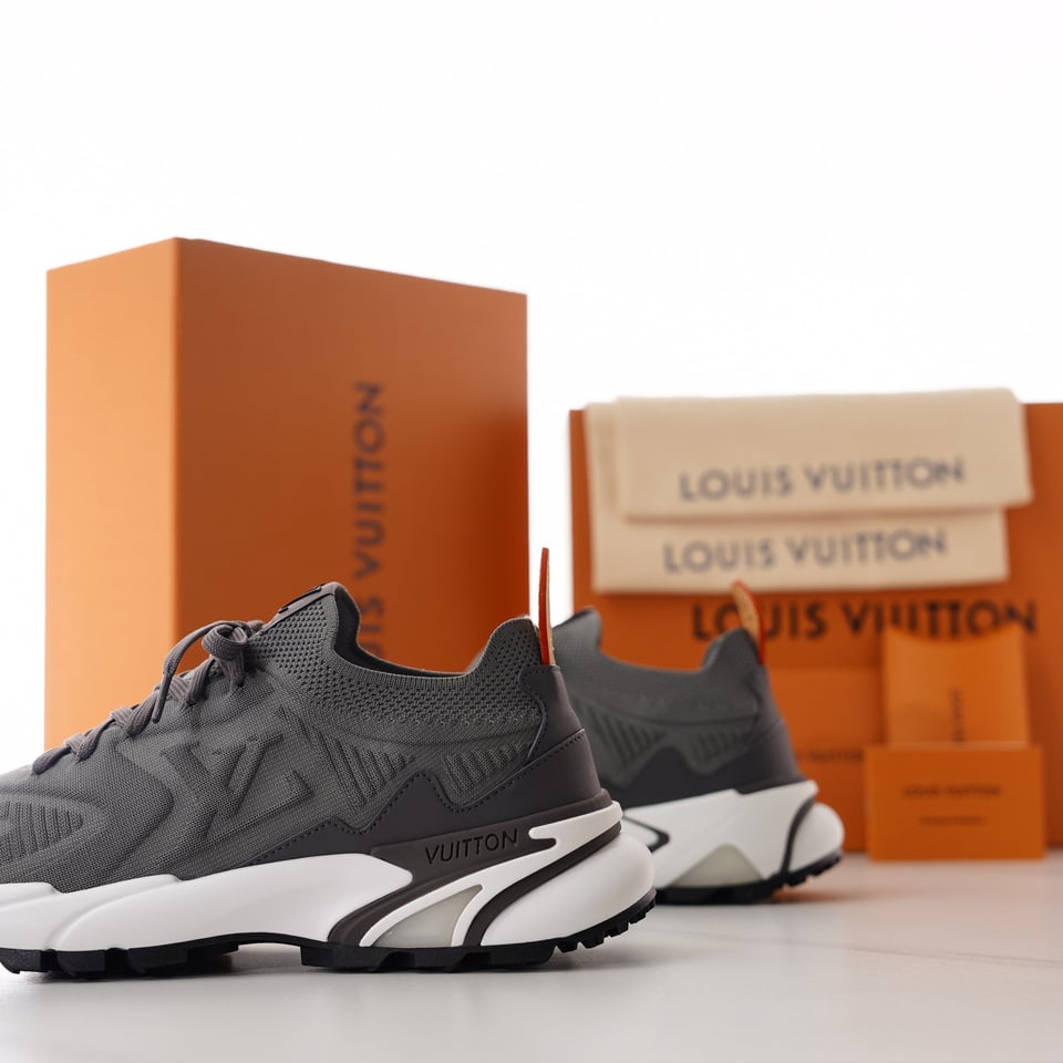 Louis Vuitton LV Runner Tatic Grey Sneaker for Men view 14