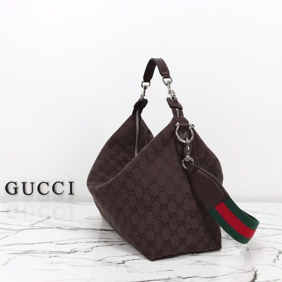 Gucci Brera Medium Crossbody Bag 33cm/13in Brown 866938 view 12
