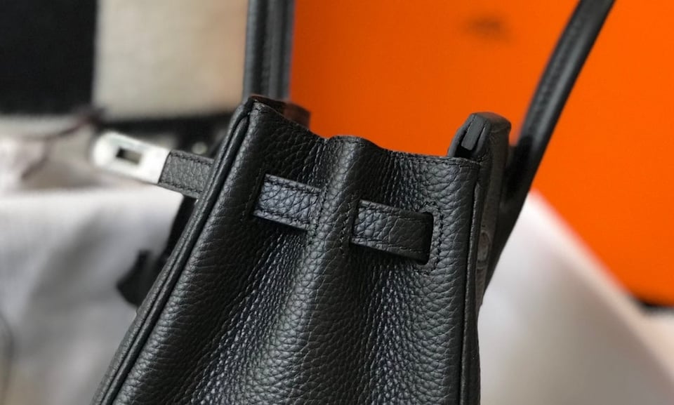 Hermes Birkin 30Cm Black Togo Leather Gold Hardware view 11