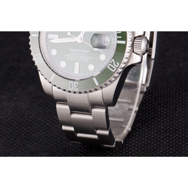 Rolex Submariner 40mm Green Dial Mechanism-SRL51 view 8