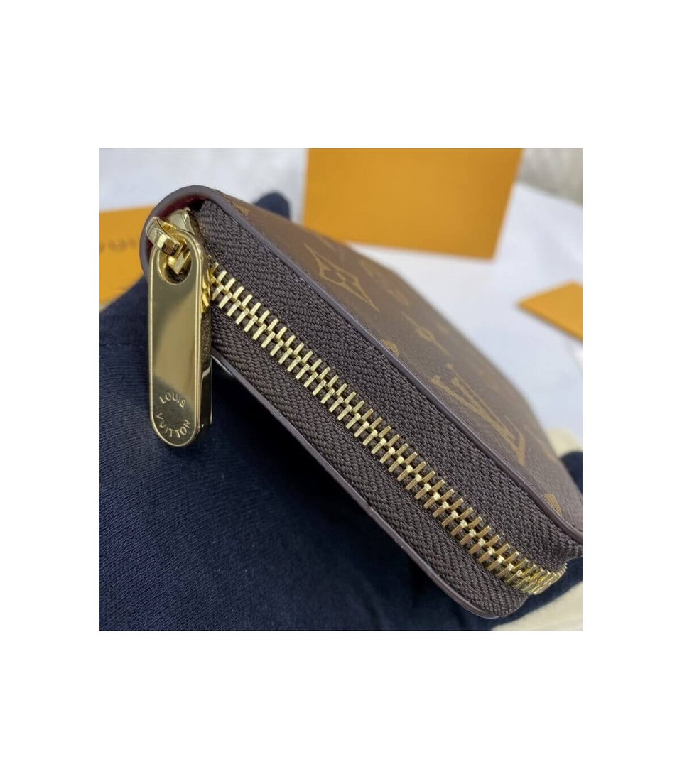 Louis Vuitton Monogram Zippy Wallet Fuchsia view 6