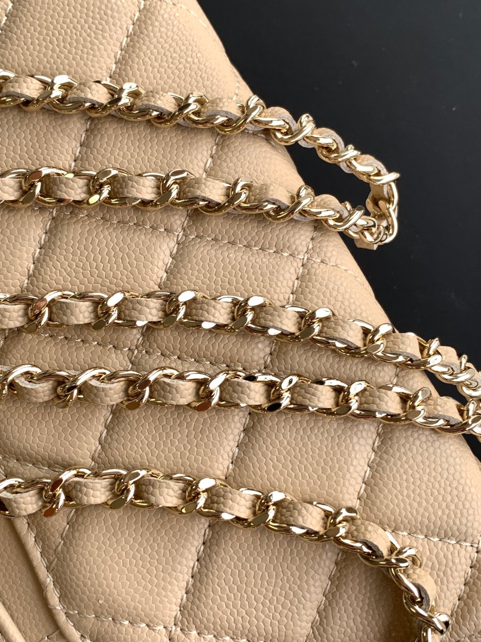 Chanel 25C Vanity Case Beige 20cm view 8