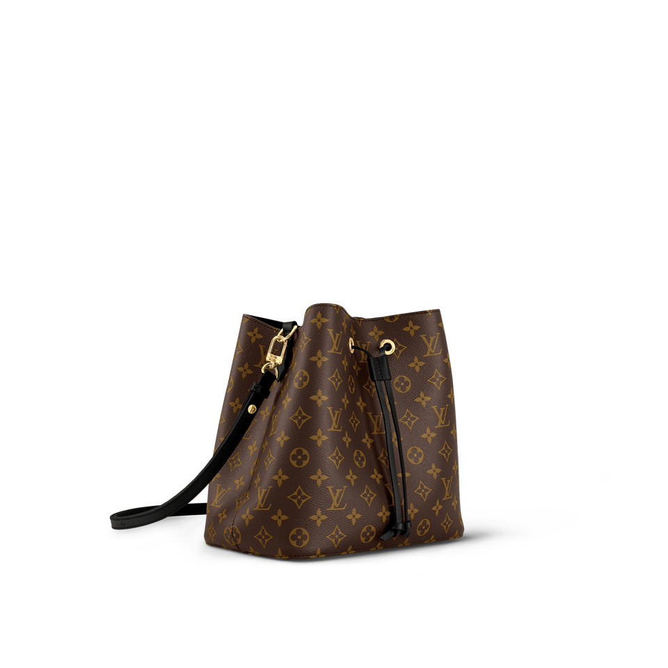 Louis Vuitton Luxury Monogram Canvas And Leather Handbag Neonoe Black M44020 view 3