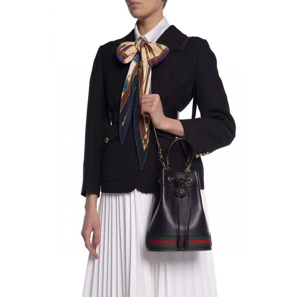 Gucci Ophidia Small Bucket Bag Black view 3