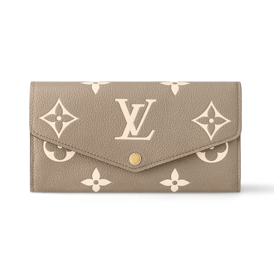 Louis Vuitton Bicolor Monogram Sarah Wallet For Women 19cm M81049 view 2