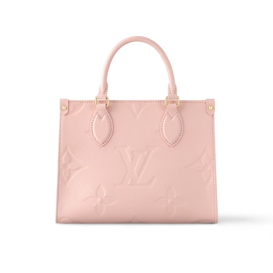 Louis Vuitton Onthego Pm Monogram Empreinte Pink Opale 25Cm M47135 view 2