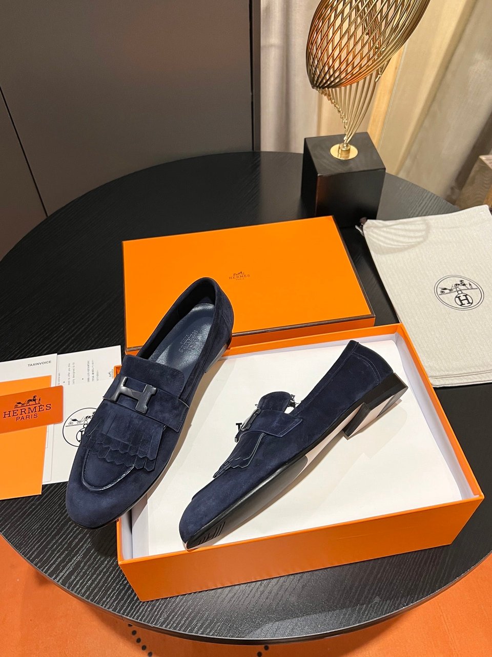 Hermes Royal Loafer Blue view 7