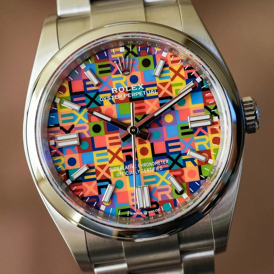 [Superclone] Rolex Oyster Perpetual 41mm Multicoloured Dial Oyster 134300 view 5