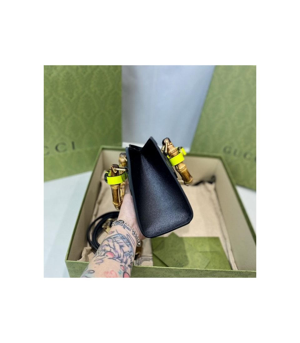 Gucci Diana Mini Tote Bag Black view 12