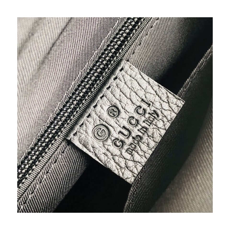 Gucci GG Guccissima Black Nylon Small Messenger Bag 510335 view 15