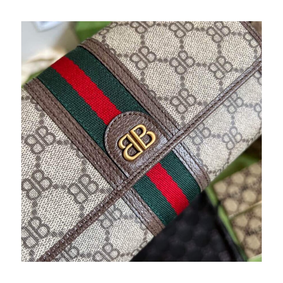 Balenciaga x Gucci Hacker Mini Crossbody Bag Coffee view 6