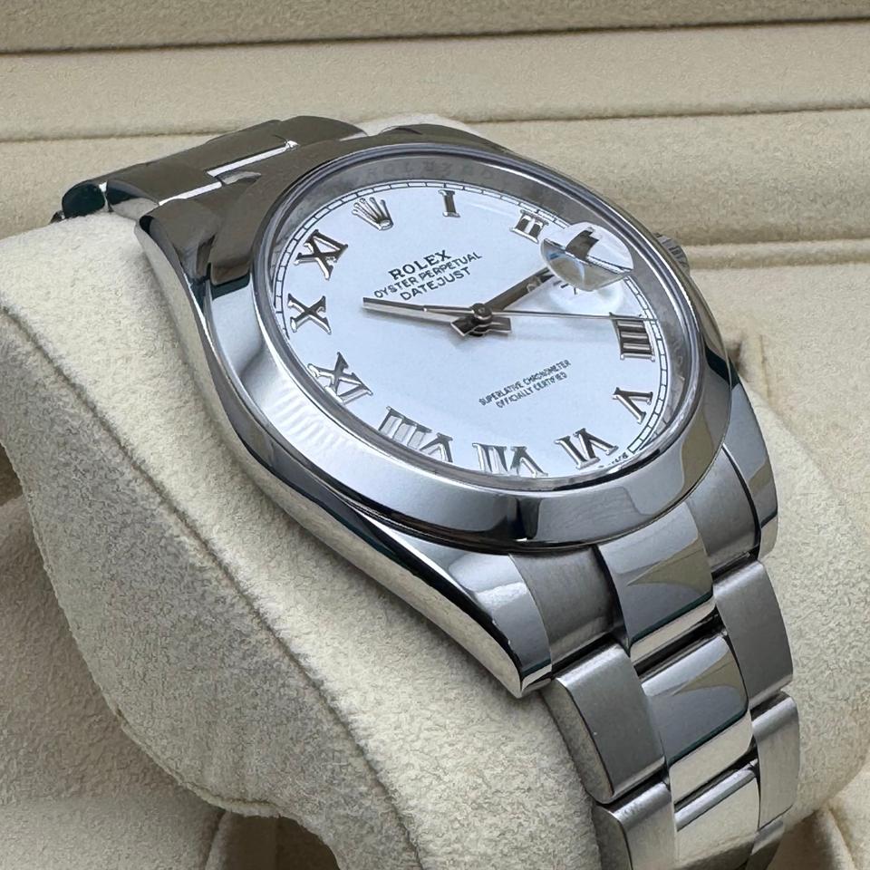 [Superclone] Rolex Datejust 41mm White Dial Oyster 126300 view 6