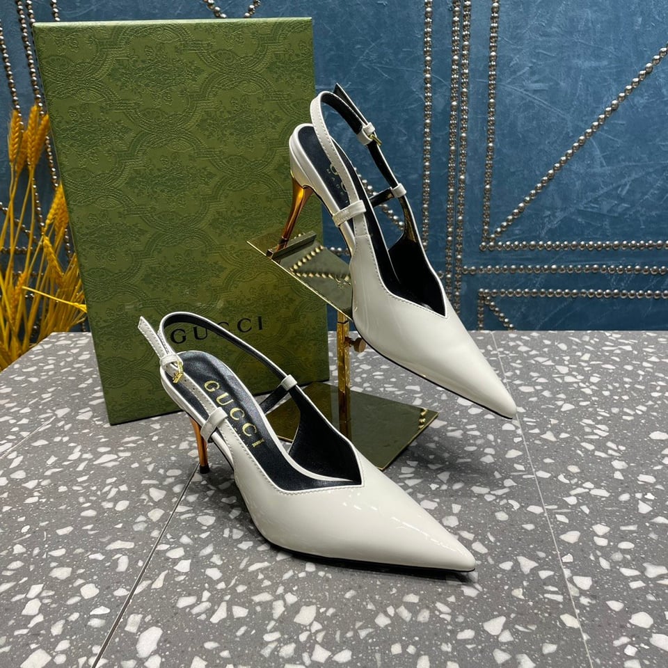 Gucci Women’S Platform Pump White view 7