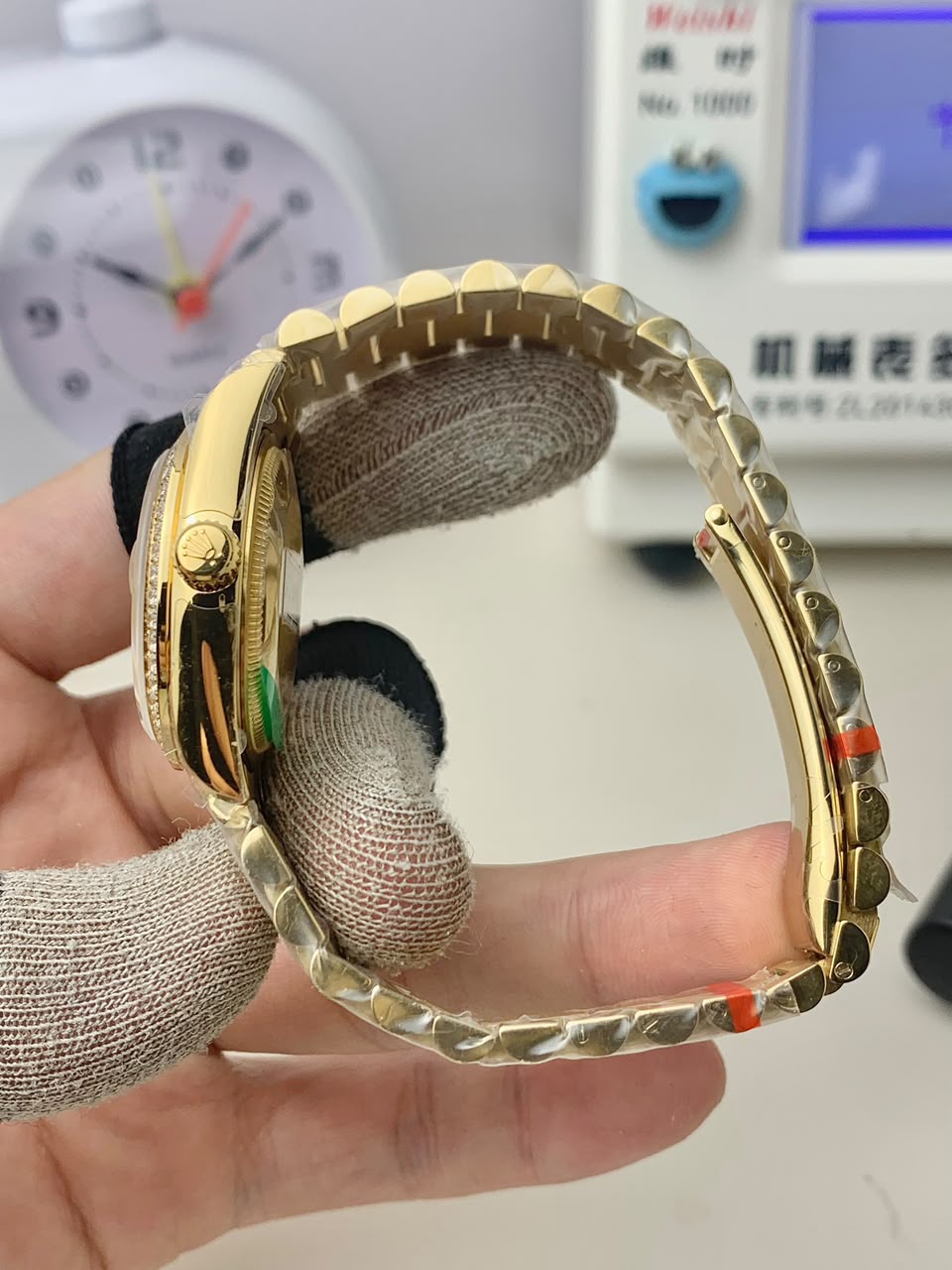 [SUPER CLONE] Rolex Datejust 31mm Yellow Gold Ladies 278288RBR view 5