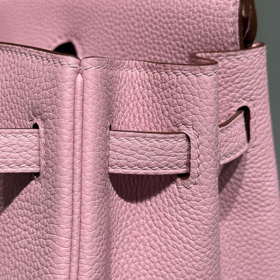 Hermes Birkin 25Cm Baby Pink Togo Leather Silver Hardware 237506 view 5
