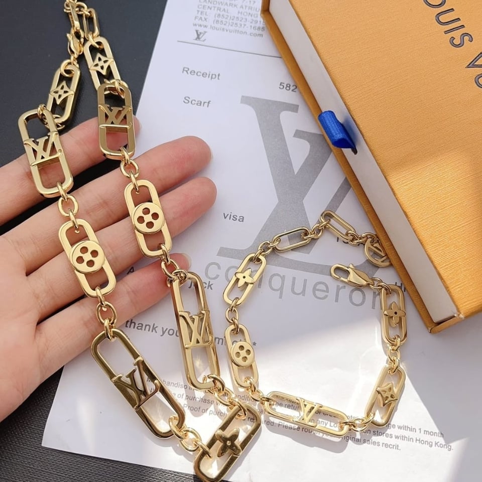 Louis Vuitton My Lv Chain Necklace M01123 view 4