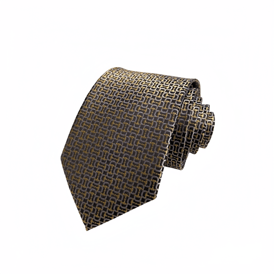Gucci Interlock Pattern Canvas Tie For Men view 2