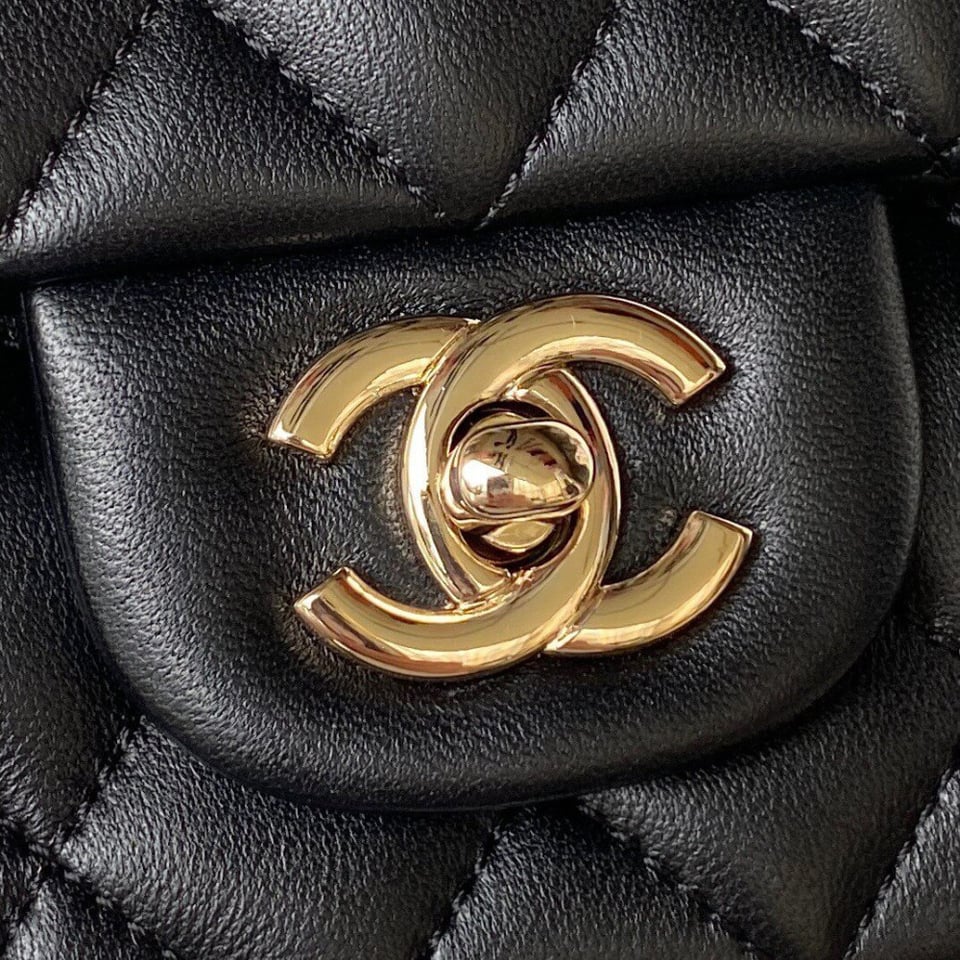 Chanel Mini Flap Bag With Metal Top Handle view 5