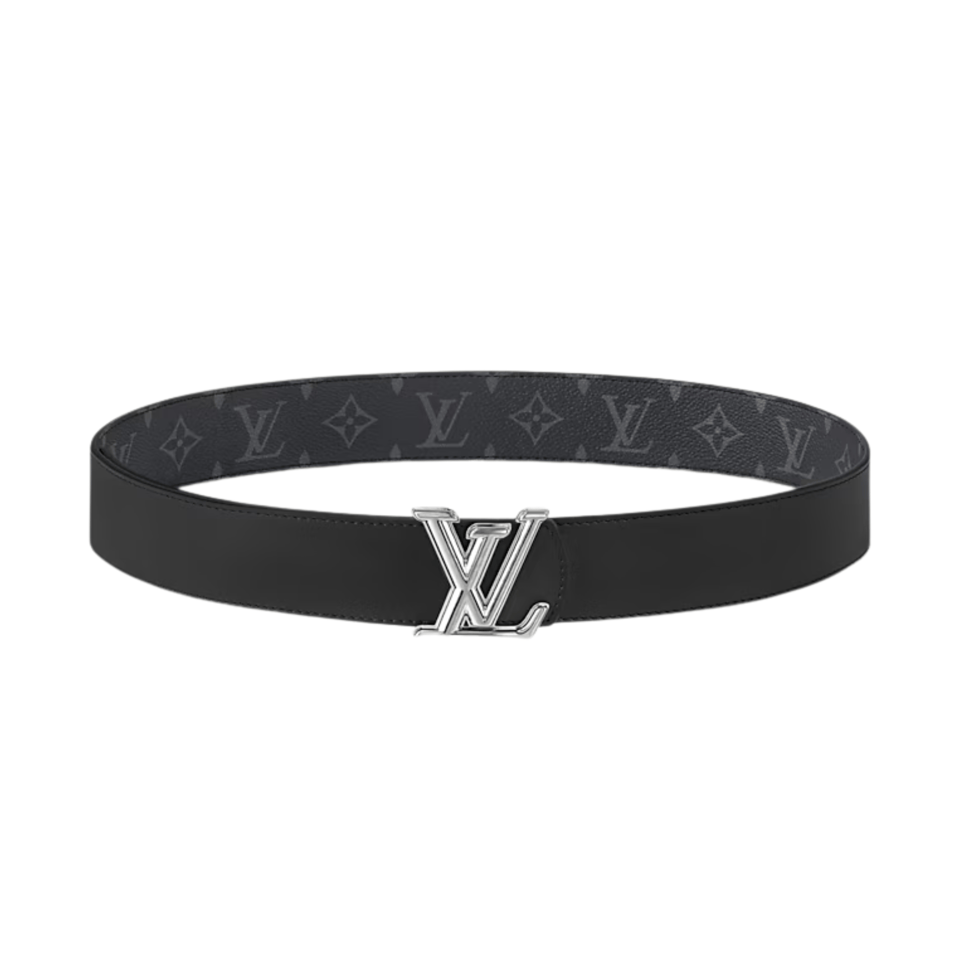 Louis Vuitton LV Silver Hardware Dimension 40mm Reversible Men Belt M8846S view 4