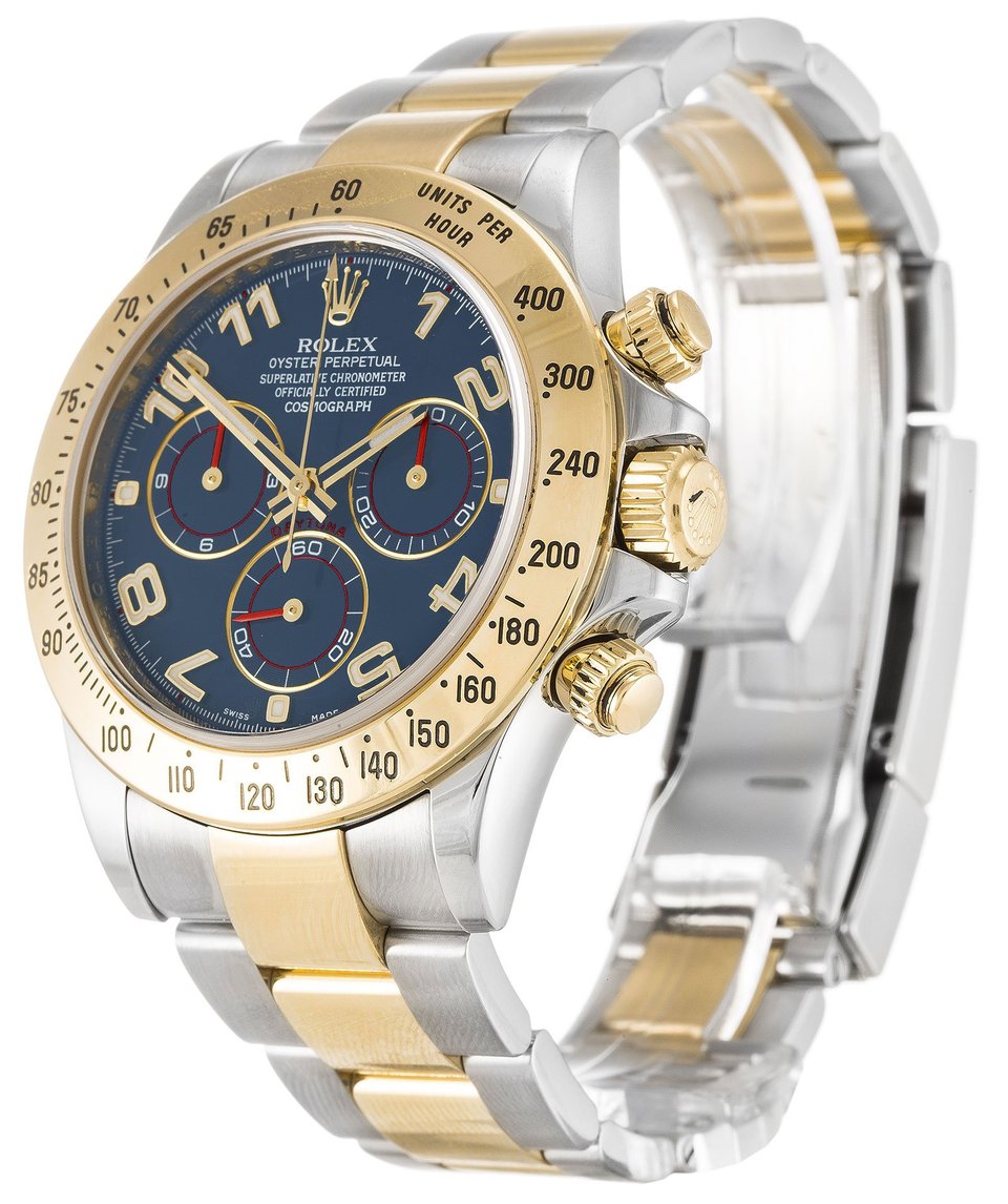 [Superclone] Rolex Daytona 40 mm Steel Blue Dial Oyster 116523 view 3