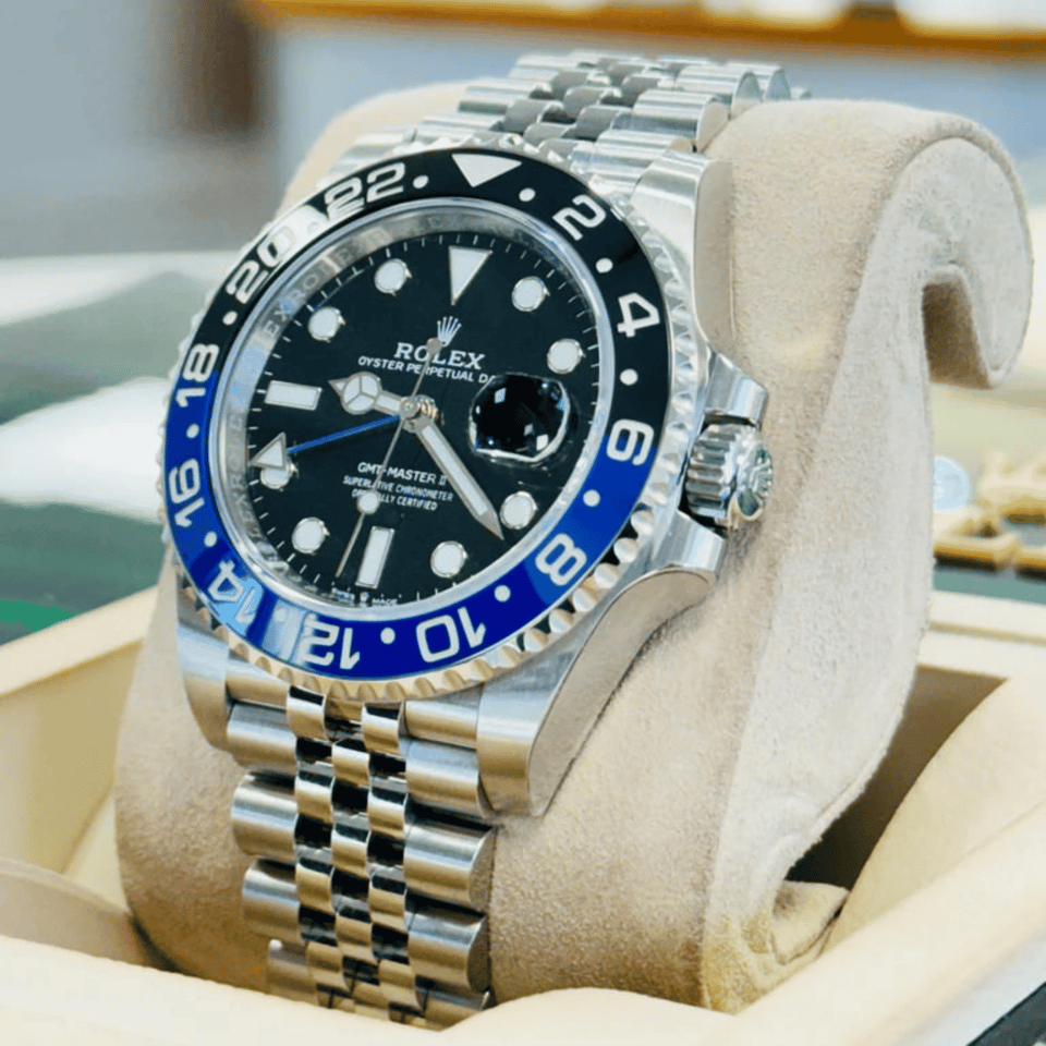 [SUPER CLONE] Rolex GMT-Master II Dial 126710BLNR “Batgirl” 40mm Blue And Black Jubilee view 7