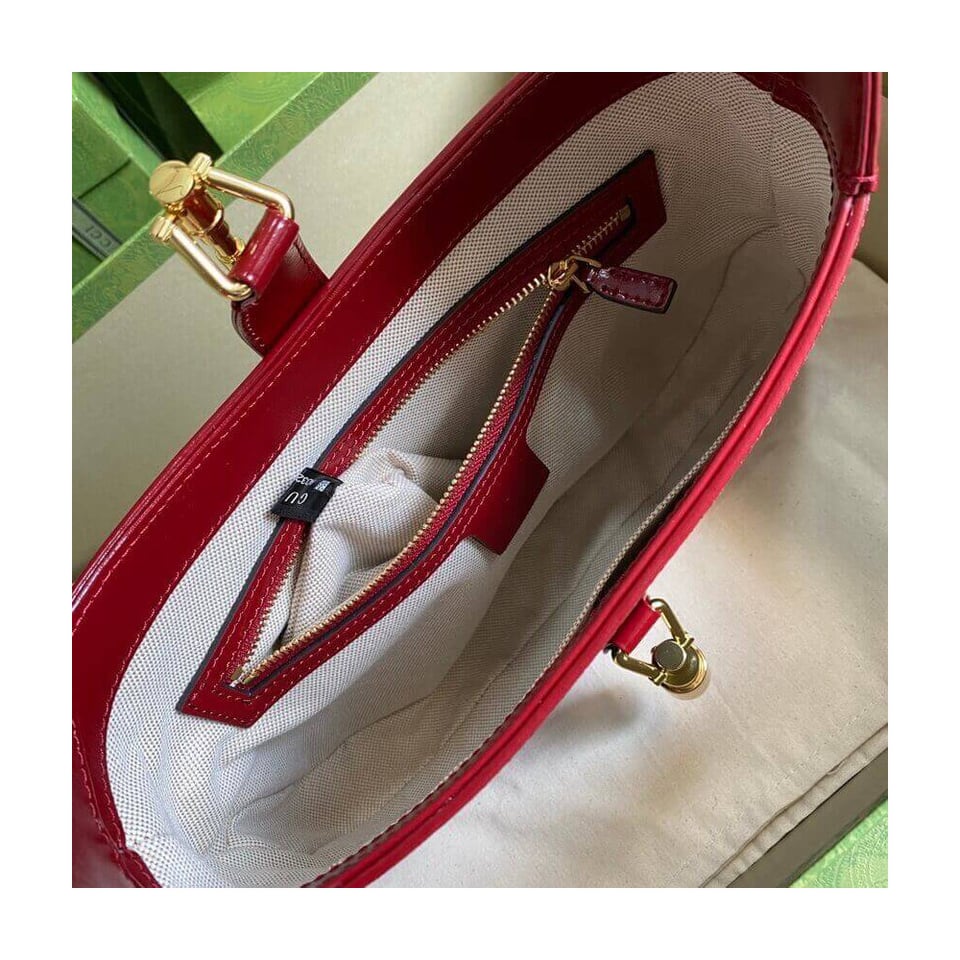 Gucci Jackie 1961 Small Shoulder Bag in Navy Leather 28cm view 11