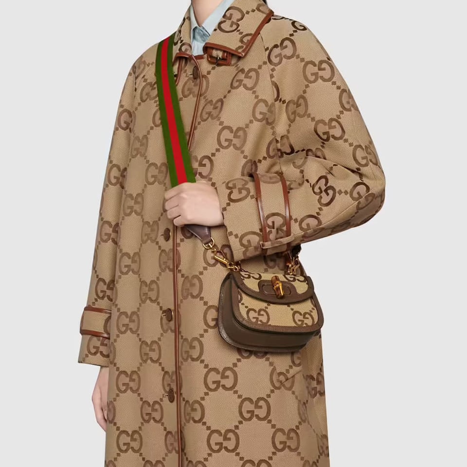 Gucci Bamboo 1947 Jumbo GG Mini Bag view 3