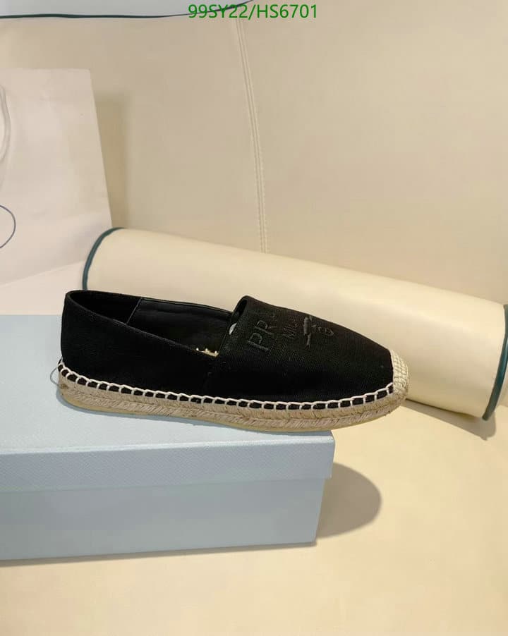 Prada Linen Espadrilles Black view 5