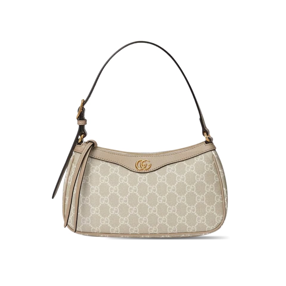 Gucci Ophidia GG Small Handbag Beige/Ebony 25cm/9.8in
