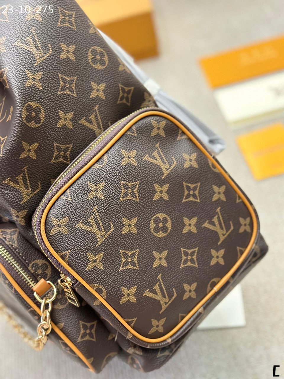 Louis Vuitton Backpack Monogram Brown 45Cm view 10