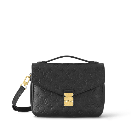 Louis Vuitton Micro Metis Black With Gold Chain 25Cm M41487 view 2