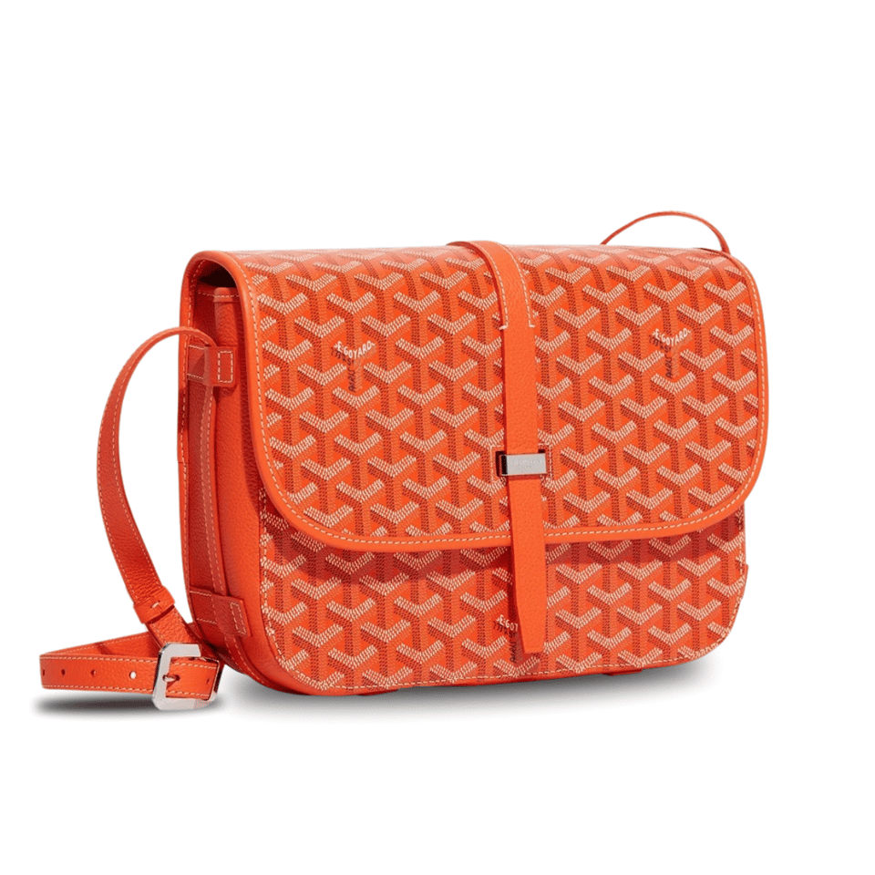 Goyard Belvedere Mm Bag 28Cm Orange Canvas view 2