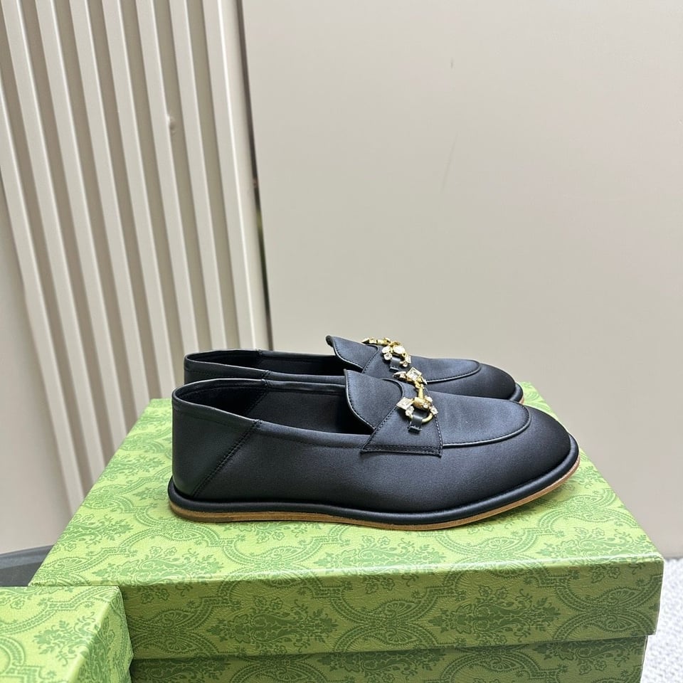 Gucci Women’S Horsebit Loafer With Crystals Black 759780 Knd90 1000 view 9