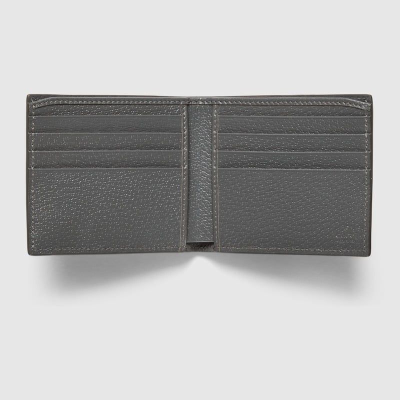 Gucci Grey Interior Bi-Fold Wallet Grey 4.3in/11cm For Men view 6