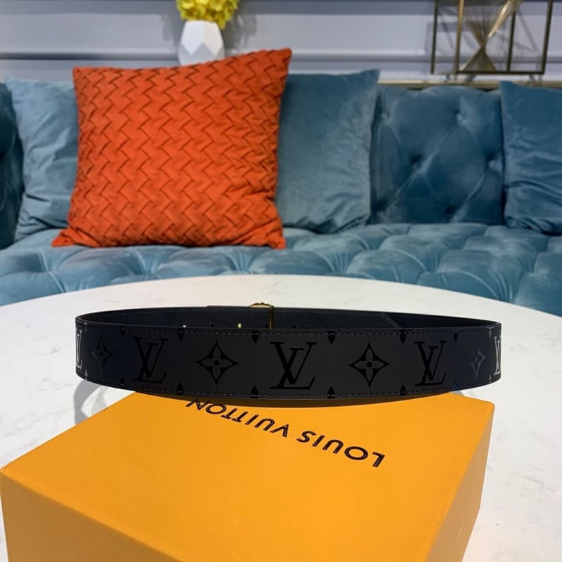 Louis Vuitton LV Circle 30mm Reversible Belt M0139W Gold view 6