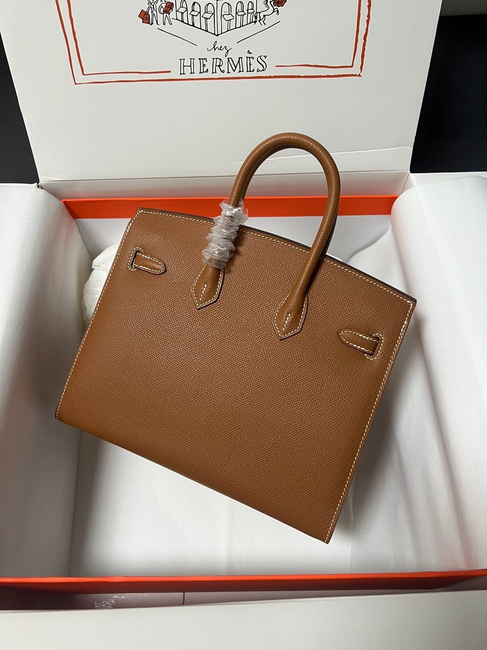 Hermes Birkin Sellier Gold Epsom Leather Gold Hardware view 7