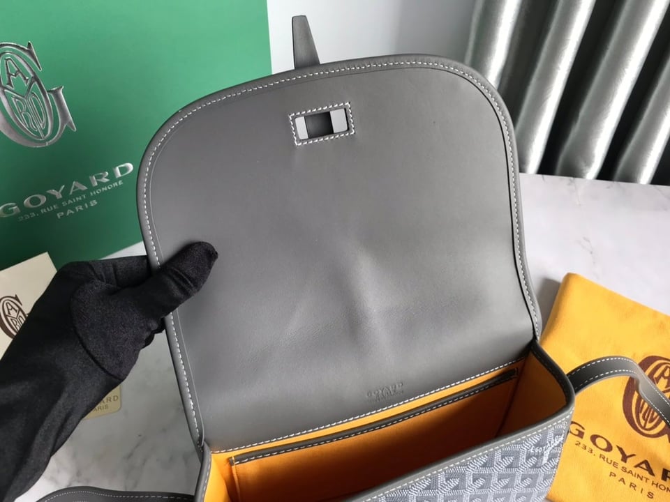Goyard Belvedere Pm Bag 21Cm Grey Canvas view 10