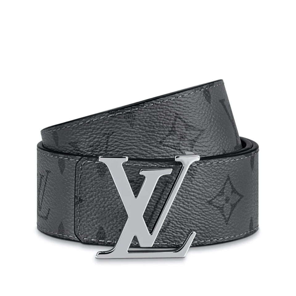 Louis Vuitton LV Silver Initiales 40mm Reversible Men Belt M0285T view 3