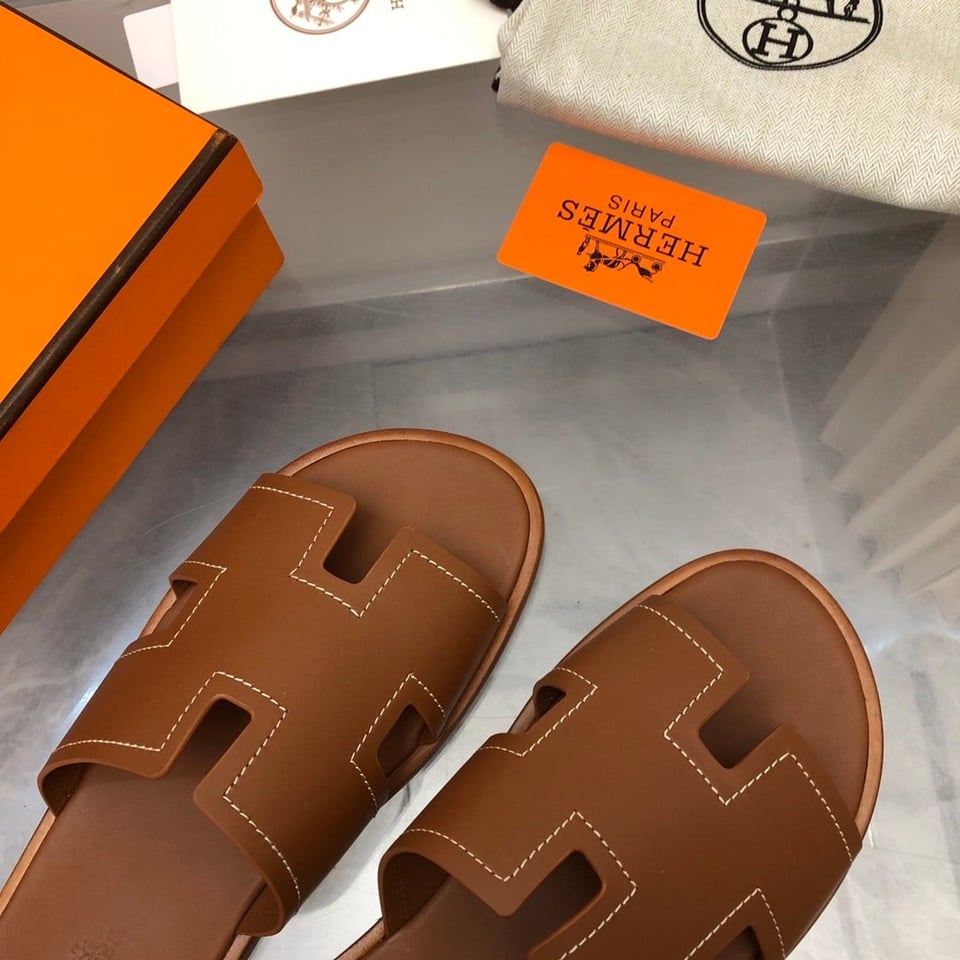 Hermes Izmir Sandal Brown H221826Zha3415 view 7
