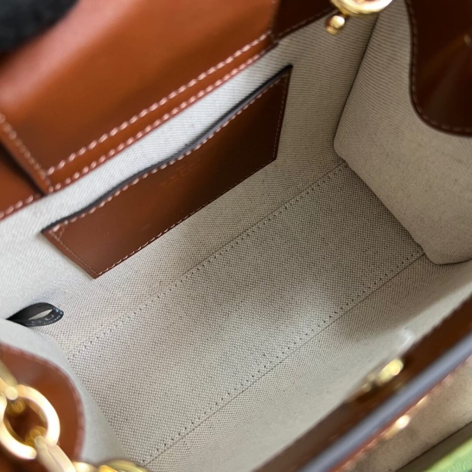 Gucci Diana Crystals Mini Tote Bag view 13