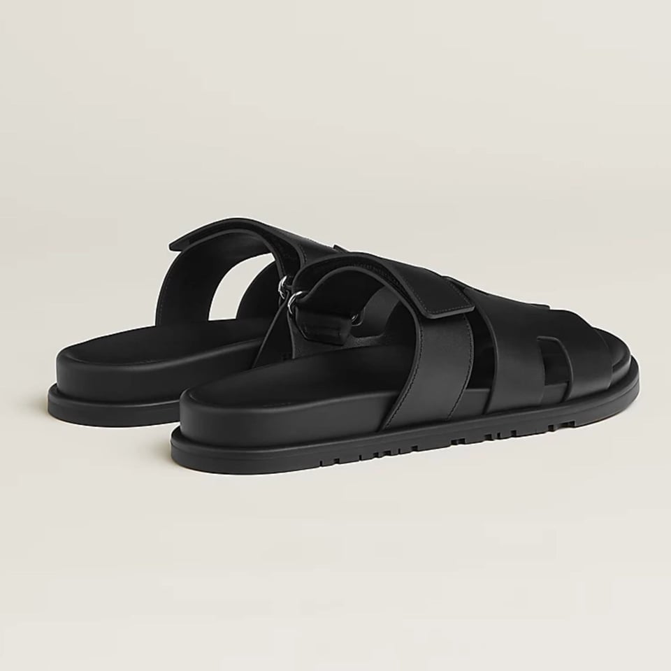 Hermes Chypre Sandal Noir Color Calfskin H222000ZH01390 view 4