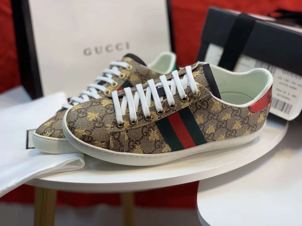 Gucci Ace Gg Supreme ?Bees? 548950 9N050 8465 view 3