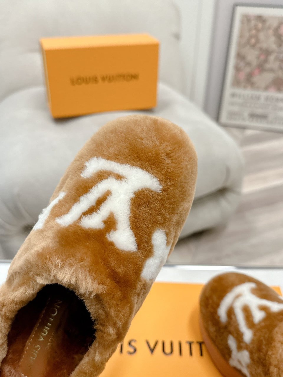 Louis Vuitton Aspen Comfort Clog Camel Brown 1Adc2B view 6