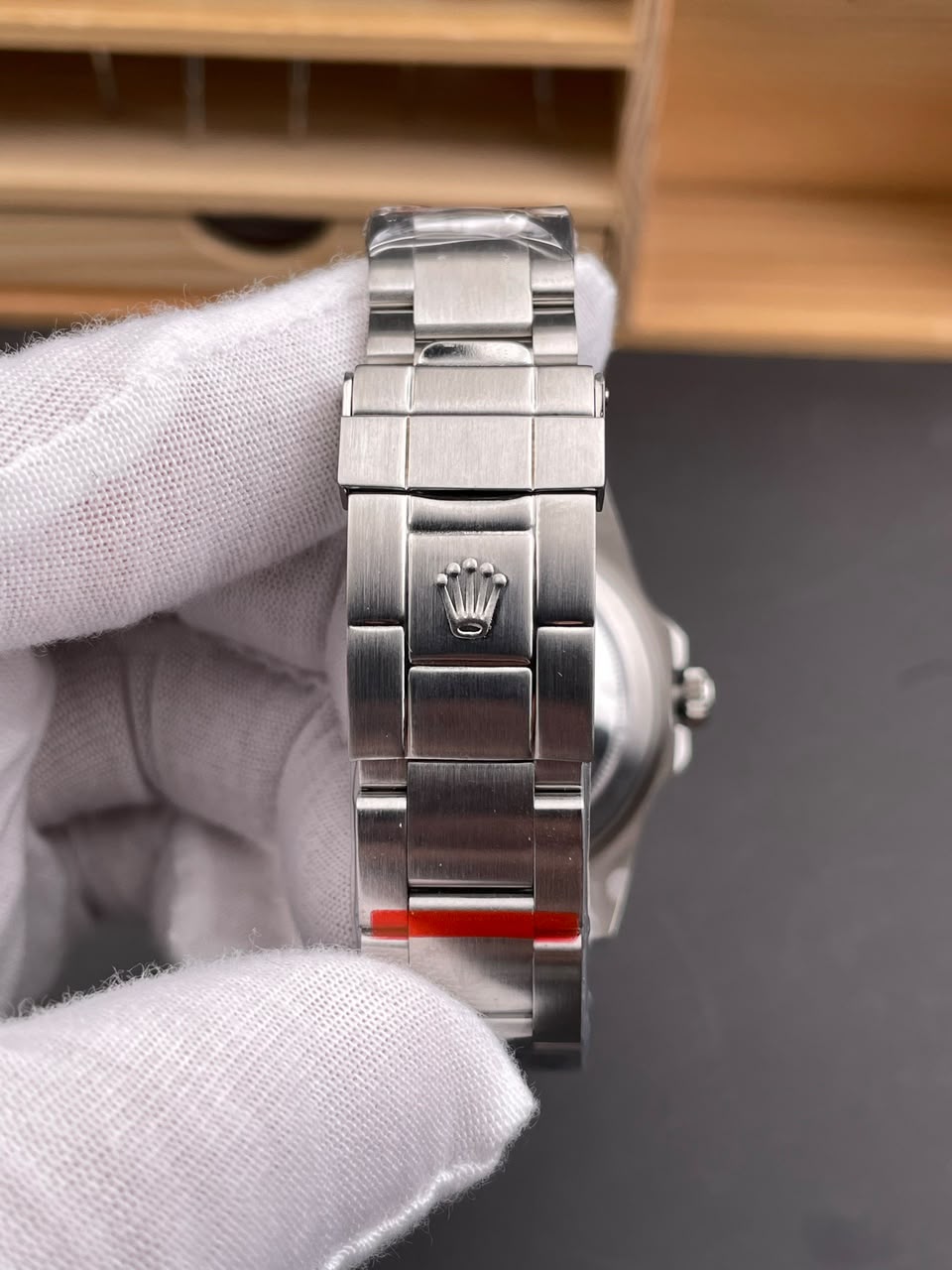 [Super Clone] Rolex GMT-Master II 40mm Black Dial Oyster view 9