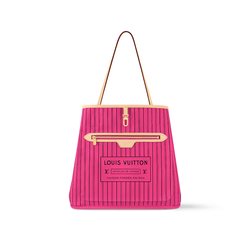 Louis Vuitton LV Neverfull Bandoulière Inside Out Mm Rose 31Cm M12257 view 4