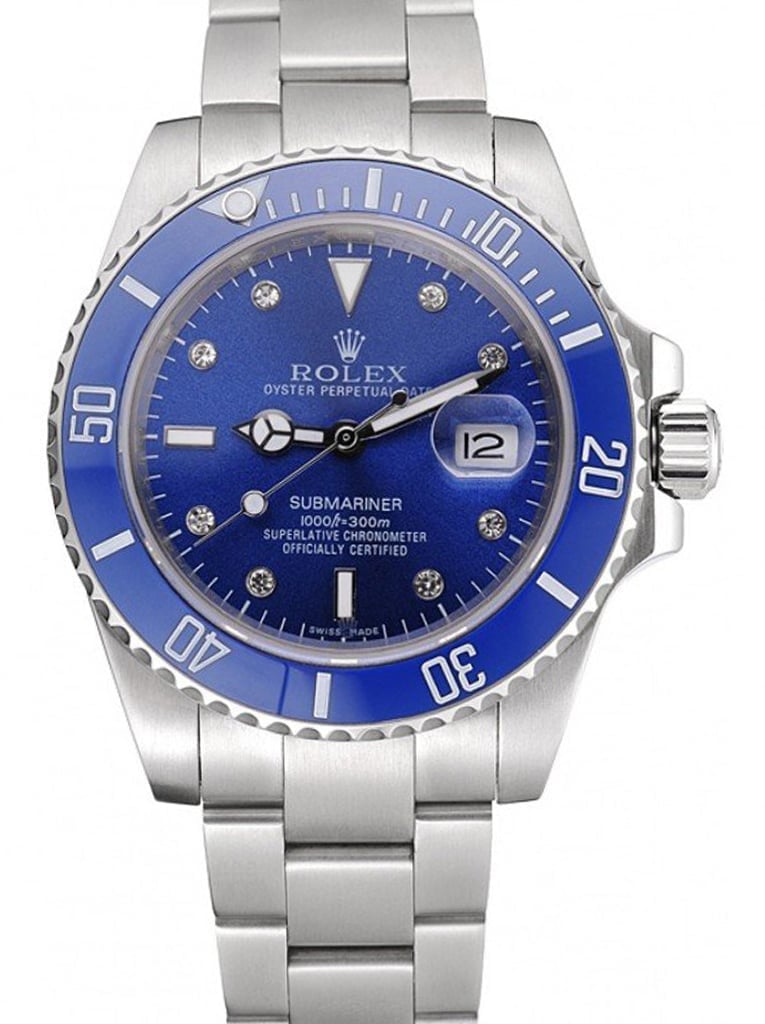 Rolex Submariner 40mm Blue Dial 622638 view 2