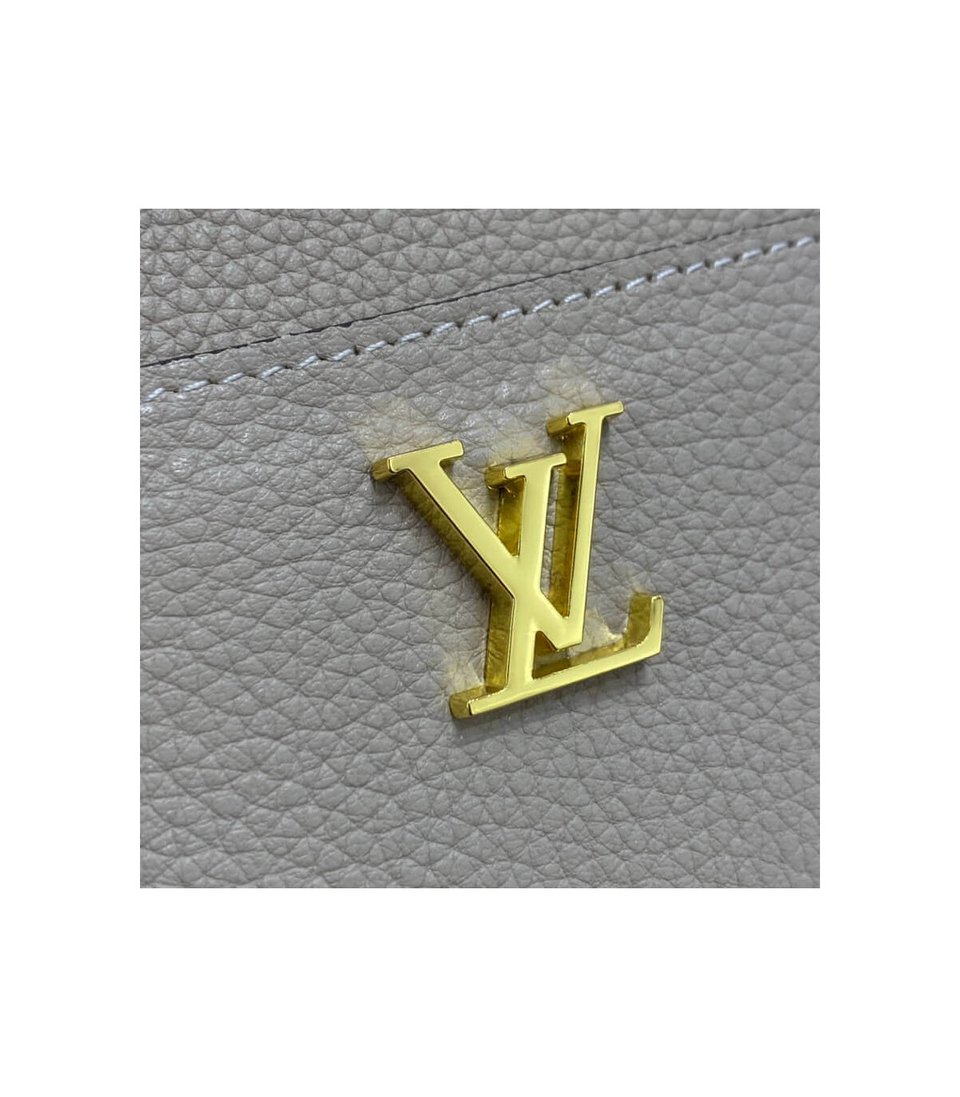 Louis Vuitton Lockme Zippy Coin Purse Greige view 6